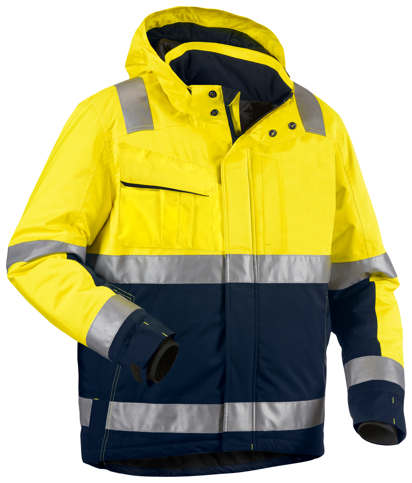 Talvitakki Blåkläder Hi-Vis 487019873389 keltainen-tummansininen