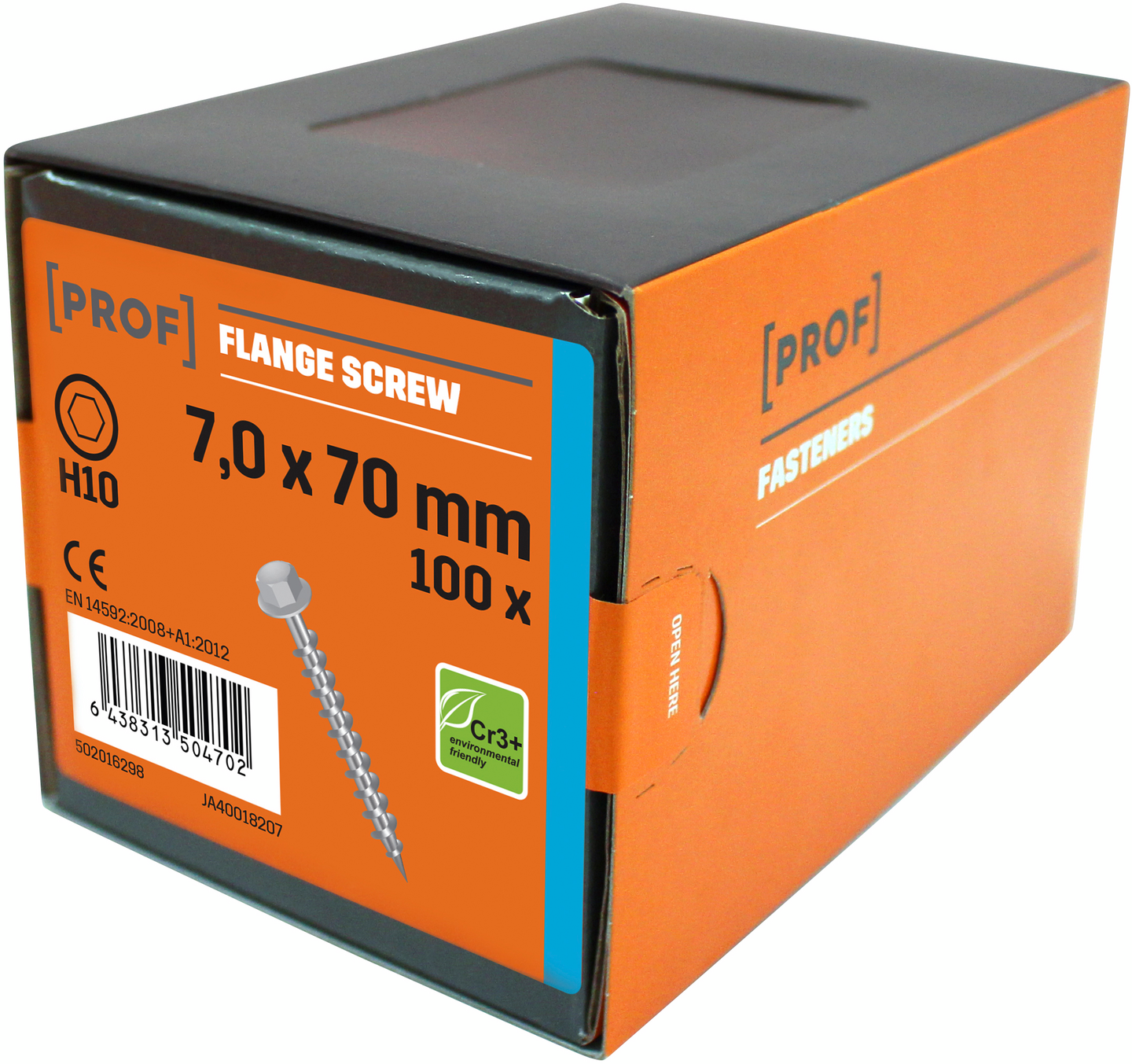 VVS-SKRUV PROF ZN HX 7X70 100