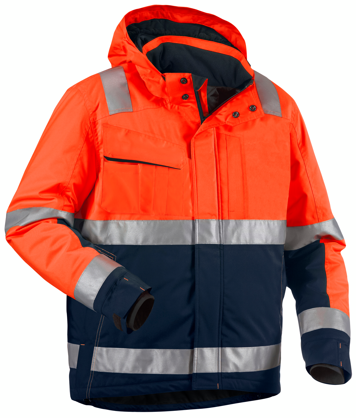 Talvitakki Blåkläder Hi-Vis 487019875389 oranssi-tummansininen