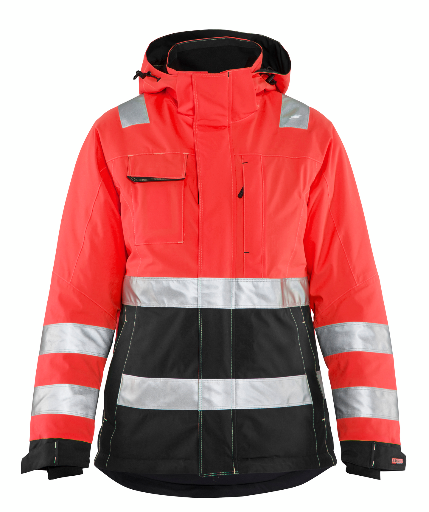 Talvitakki Blåkläder 487219875599 punainen-musta Hi-Vis naisten