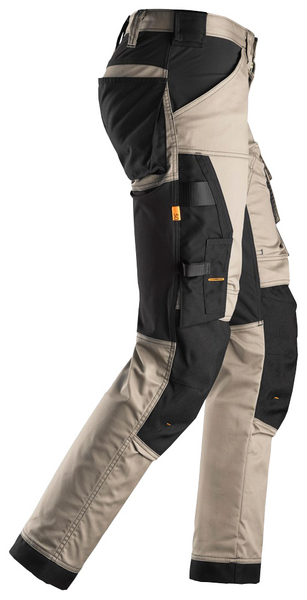 Housut Snickers AllroundWork 6341-2004 Stretch khaki/musta