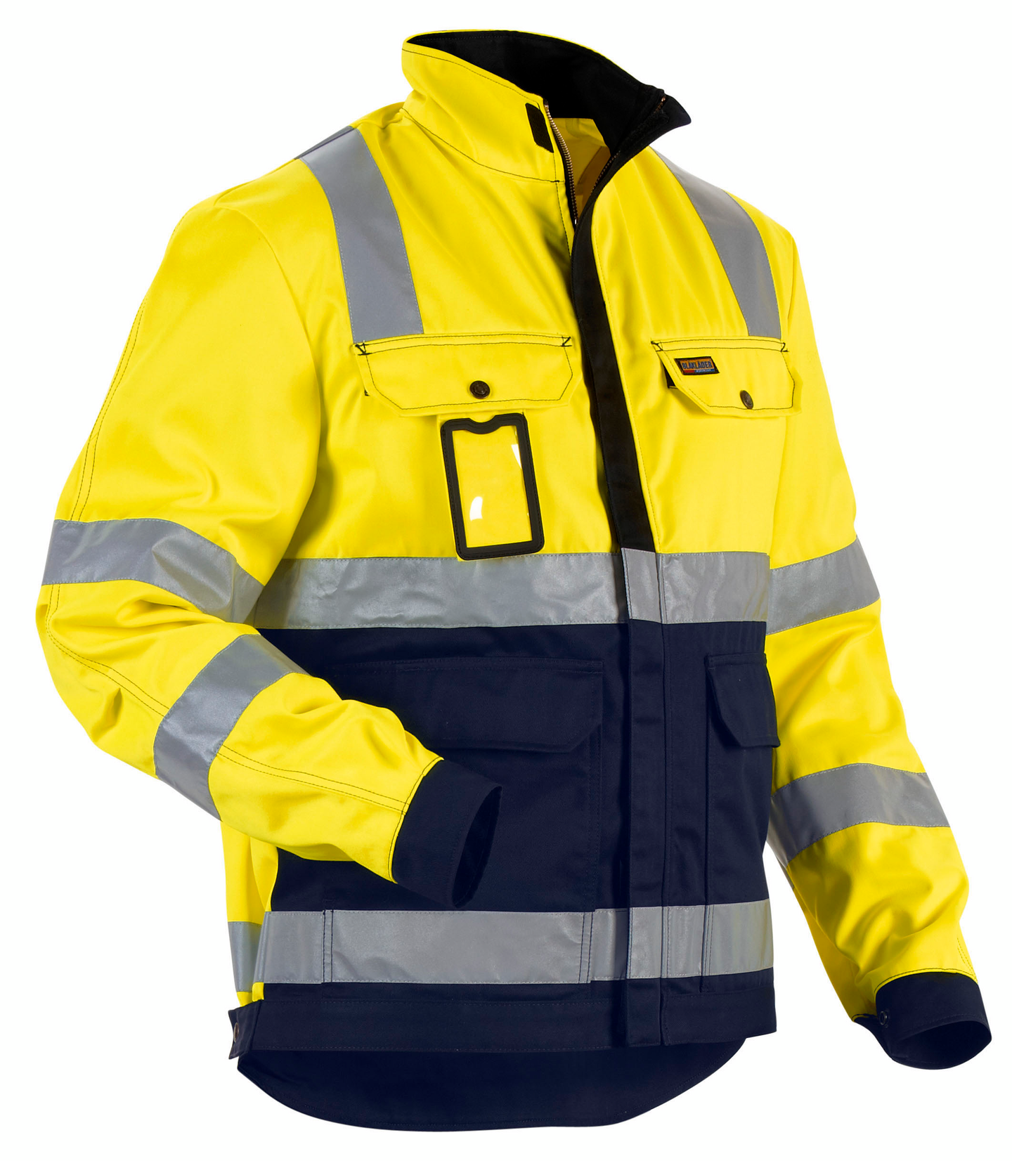 Takki Blåkläder Hi-Vis 402318043389 keltainen-tummansininen