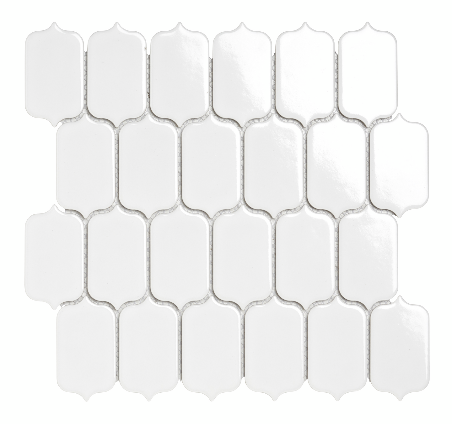 Mosaiikki Cello Lantern 25,92x26,76 valkoinen kiiltävä