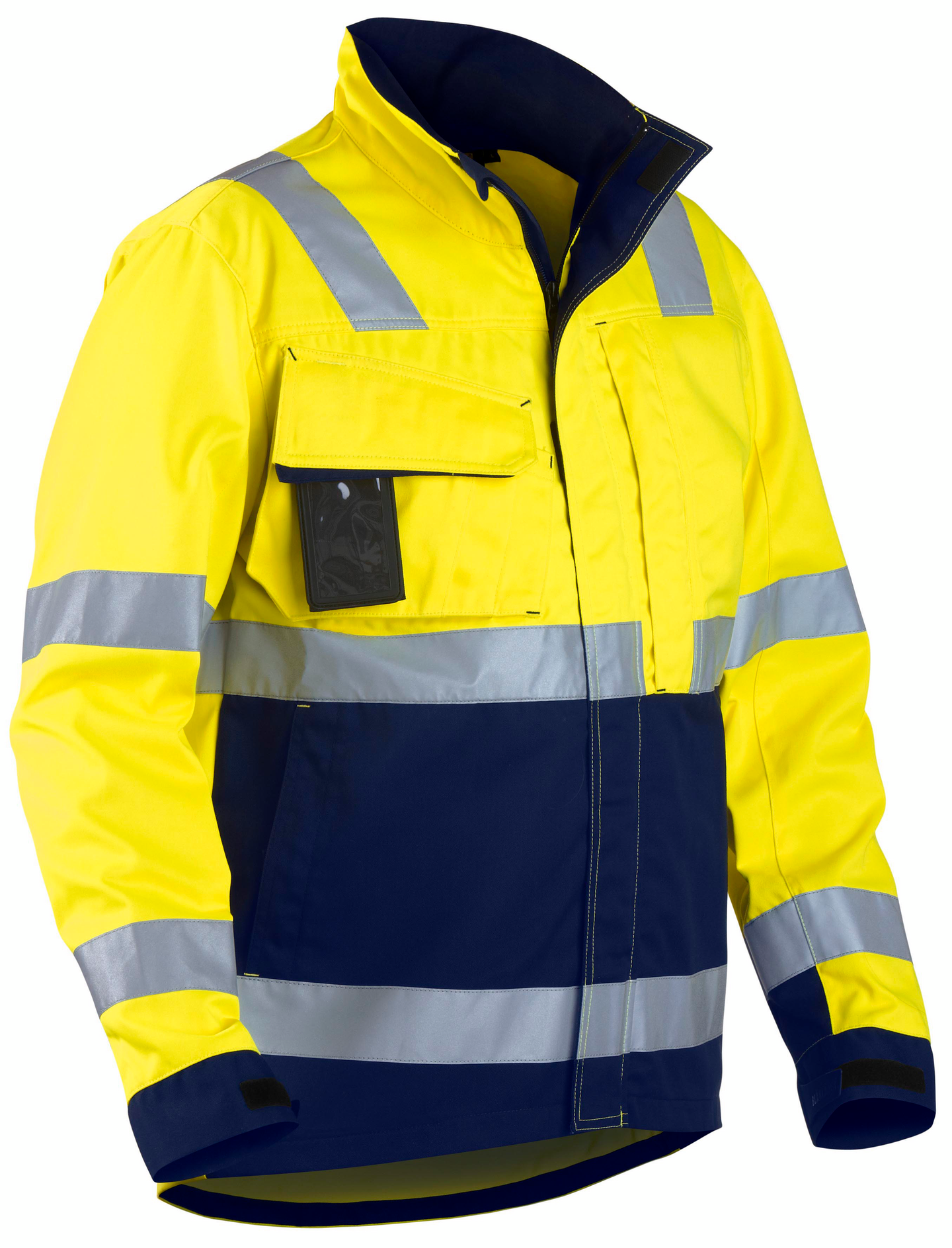Takki Blåkläder Hi-Vis 406418113389 keltainen-tummansininen