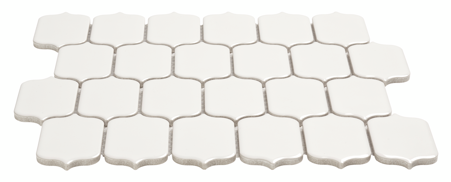 Mosaiikki Cello Lantern 25,92x26,76 valkoinen kiiltävä