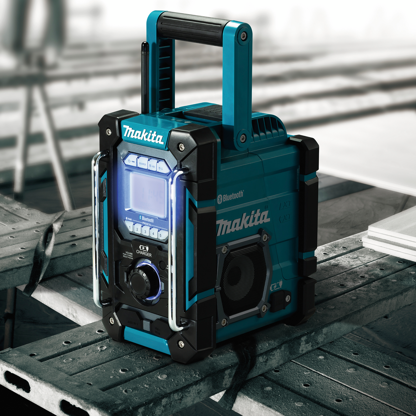 Radio ja laturi Makita DMR300 Bluetooth USB-lataus