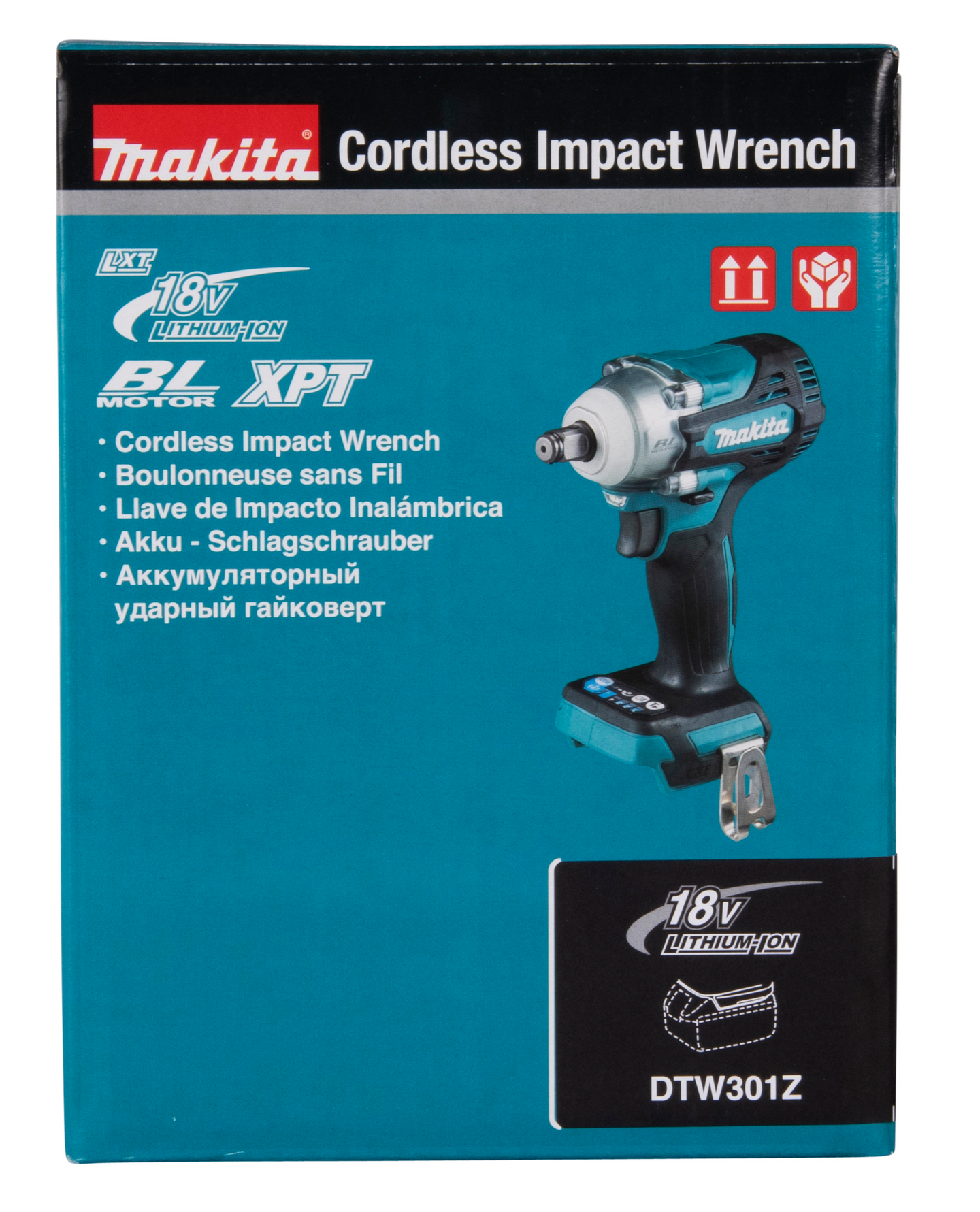 Mutterinväännin Makita DTW301Z 18V LXT runko