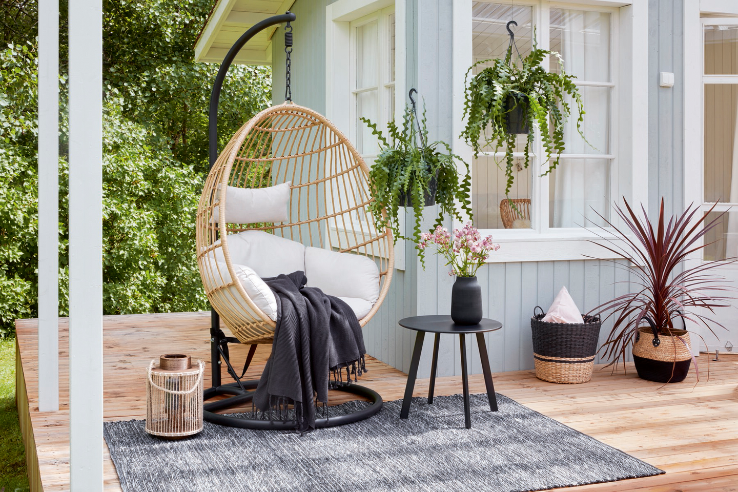 Sisustusmatto Cello Ilona 140x200cm tummanharmaa