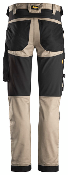 Housut Snickers AllroundWork 6341-2004 Stretch khaki/musta