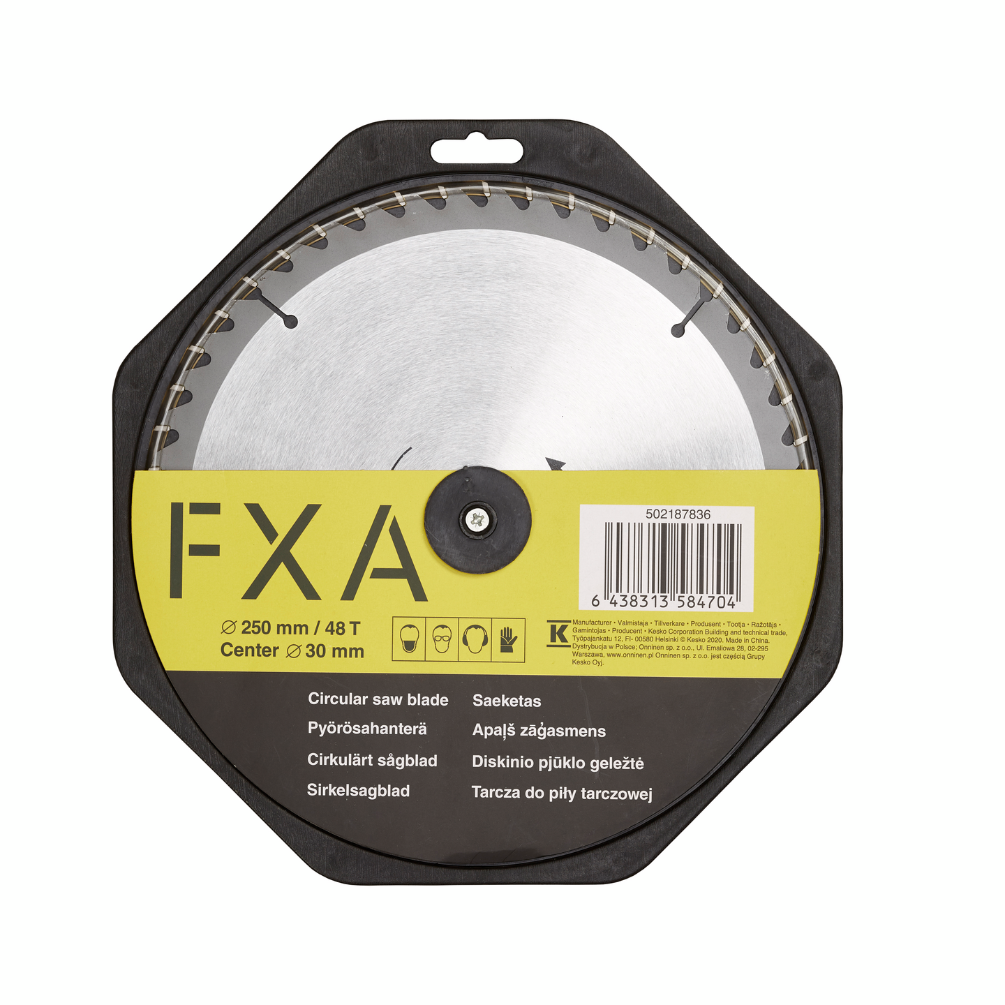 Pyörösahanterä FXA 250x30x2,8mm 48H