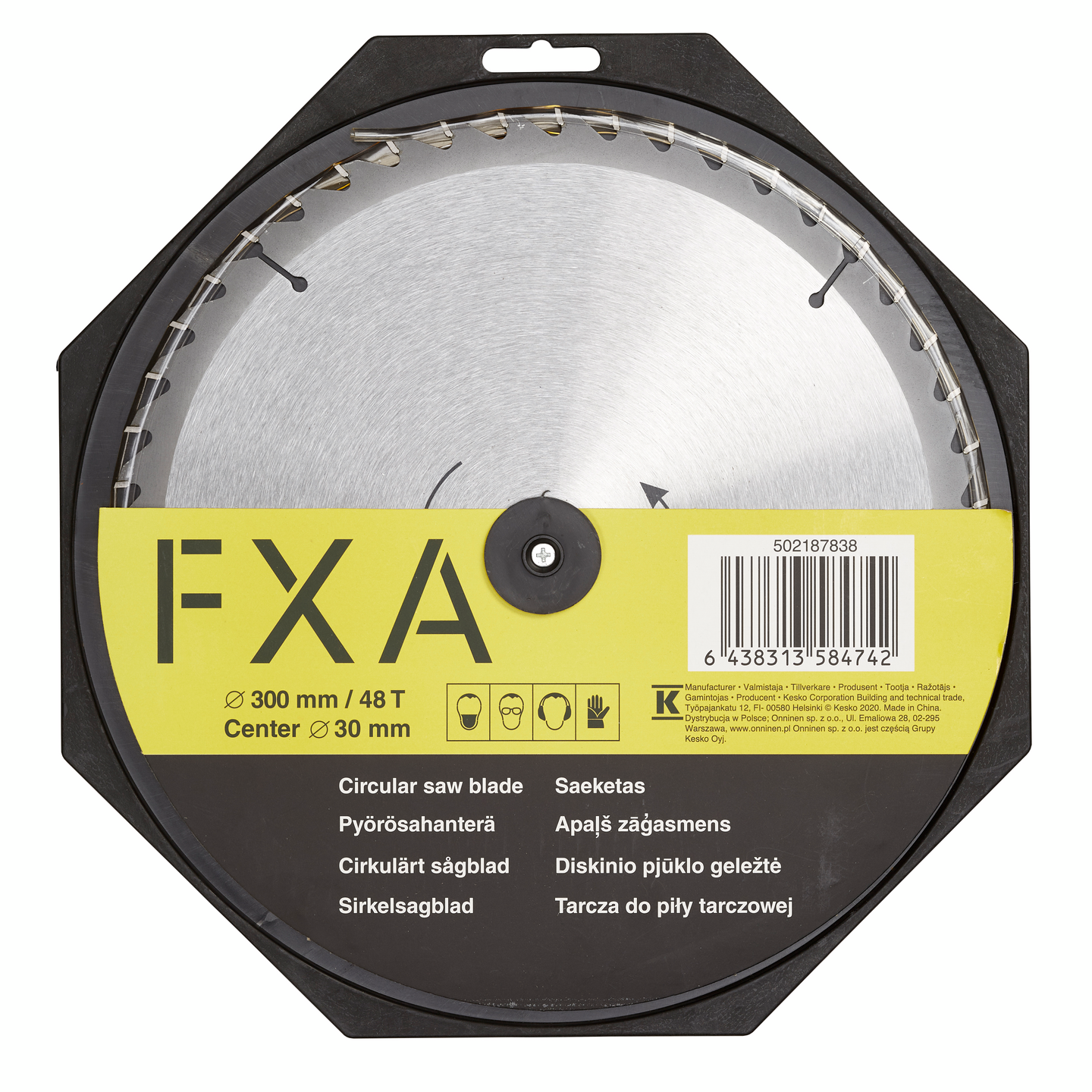 Pyörösahanterä FXA 300x30x3,0mm 48H