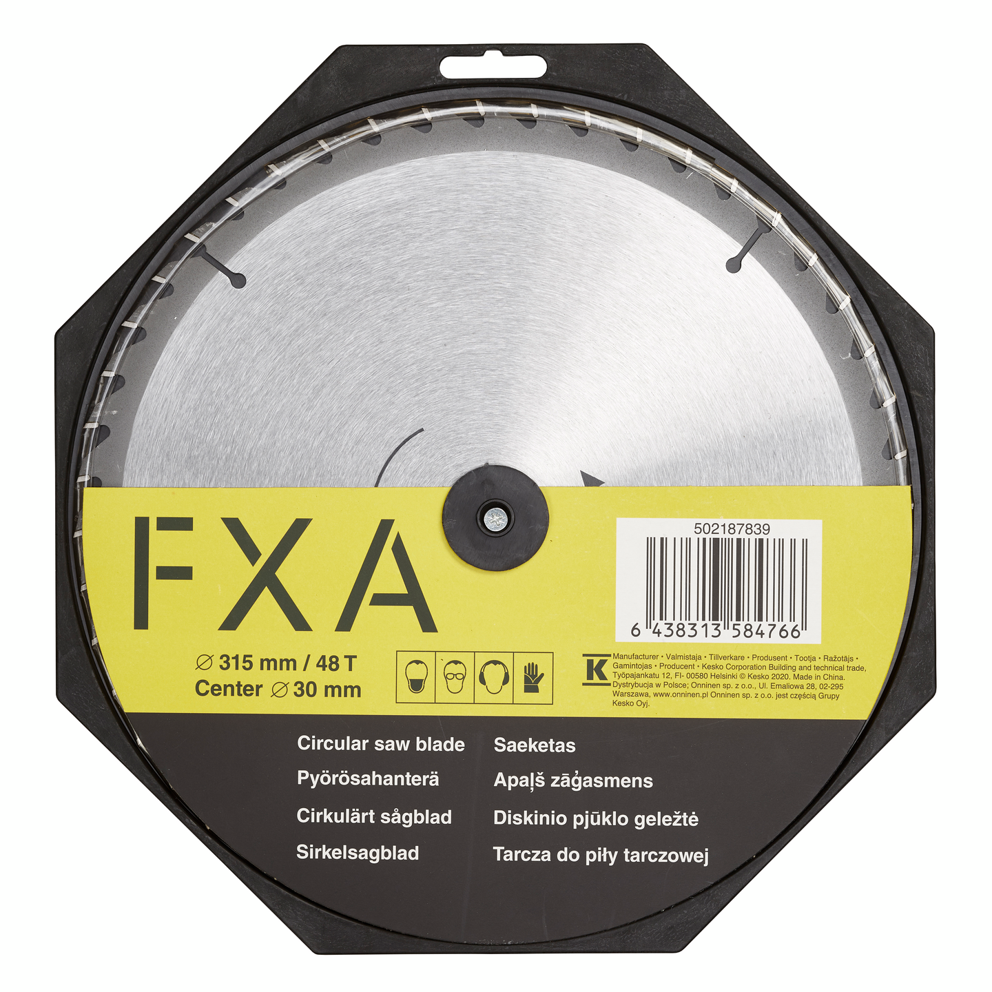 Pyörösahanterä FXA 315x30x3,0mm 48H