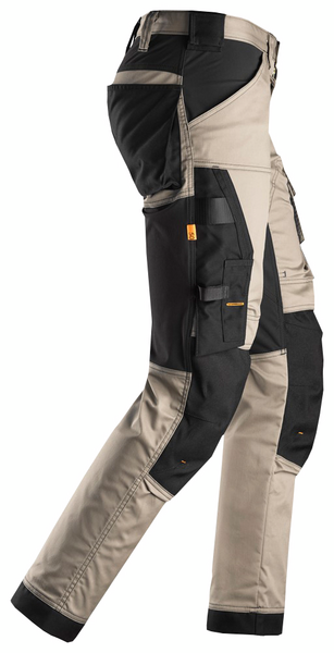 Housut Snickers AllroundWork 6341-2004 Stretch khaki/musta