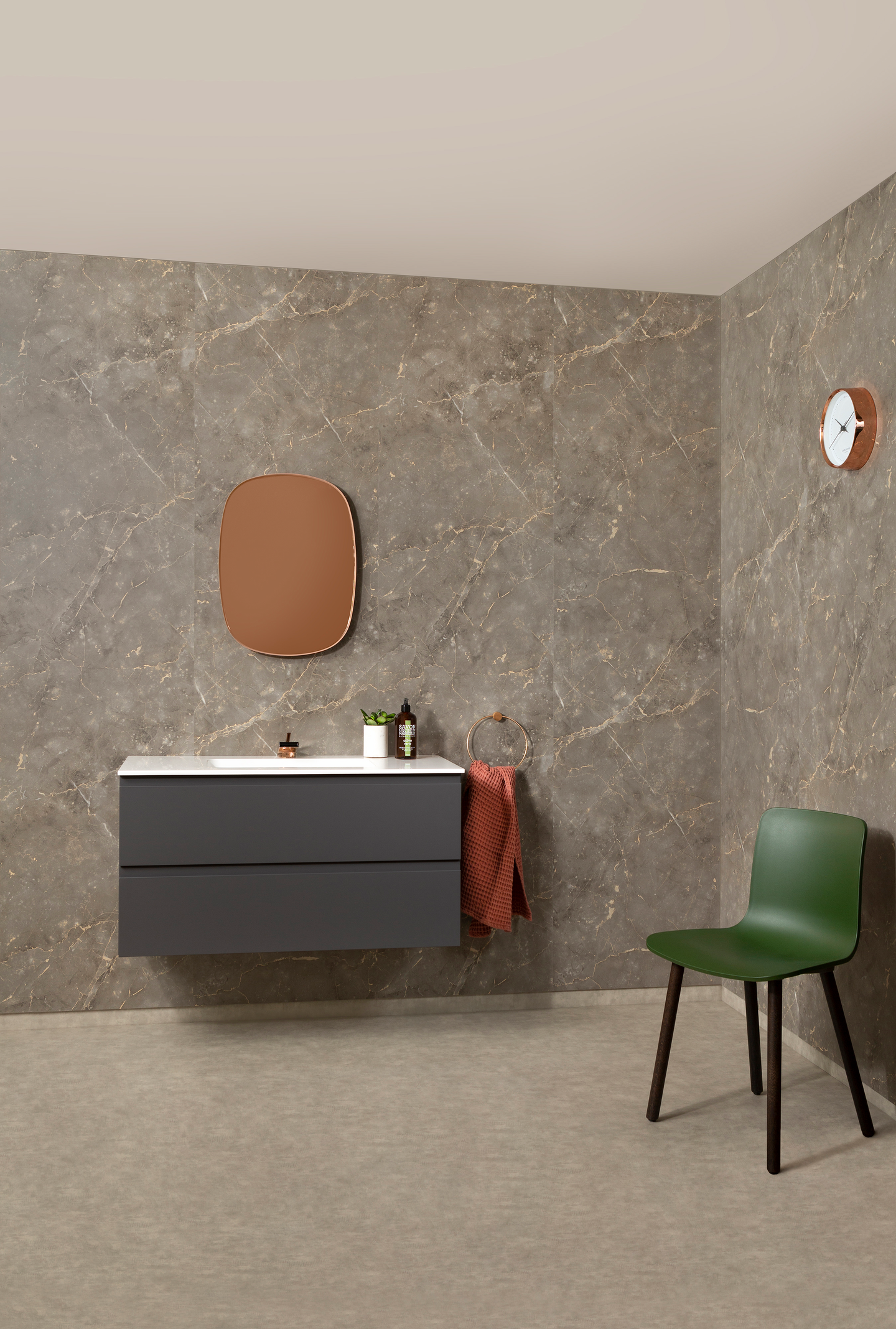 Sisustuslevy Fibo 2278 S M6060 Golden Brown Marble 2,88m²