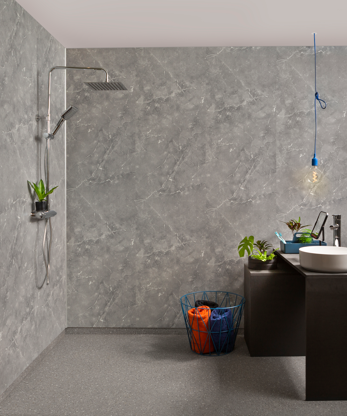Sisustuslevy Fibo 2279 S M6060 Silver Grey Marble 2,88m²