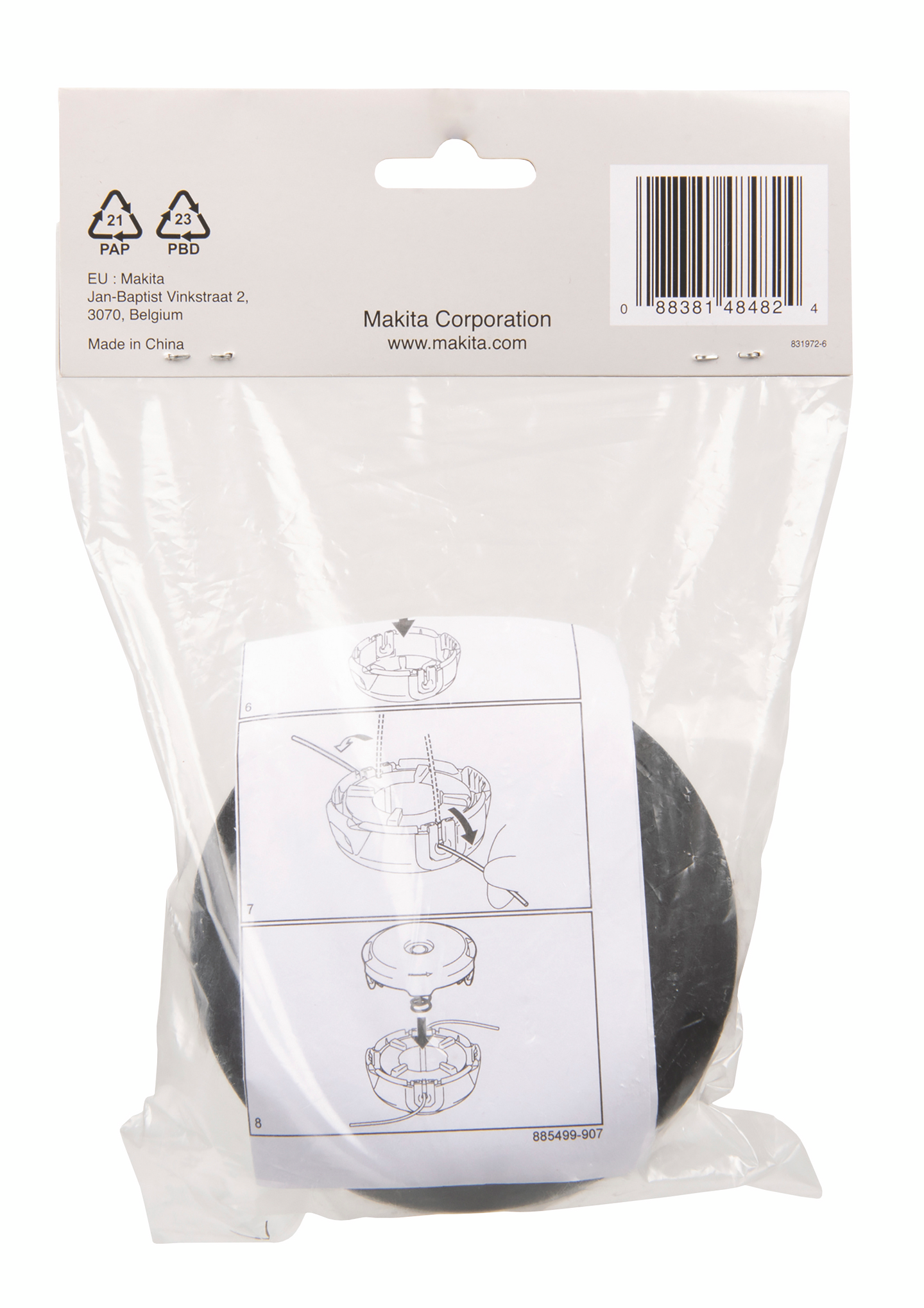 Siimapää Makita 2,0mm/3m M8x1,25 LH DUR187/188