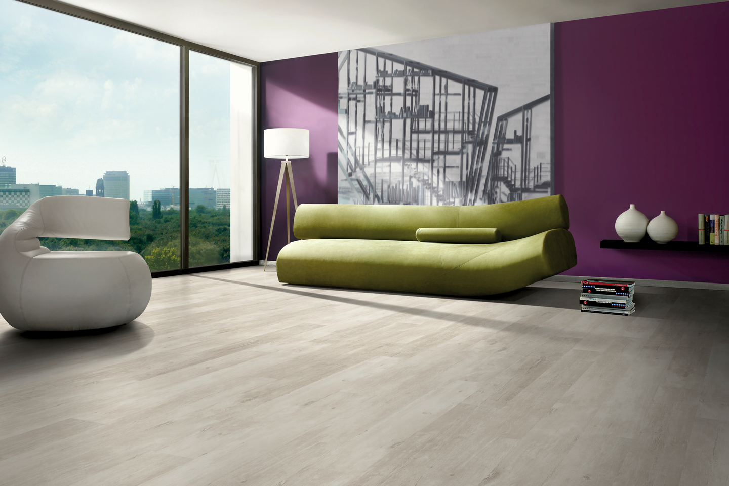 Laminaatti Goodiy Tammi kalkittu KL32 8mm 1,99m²