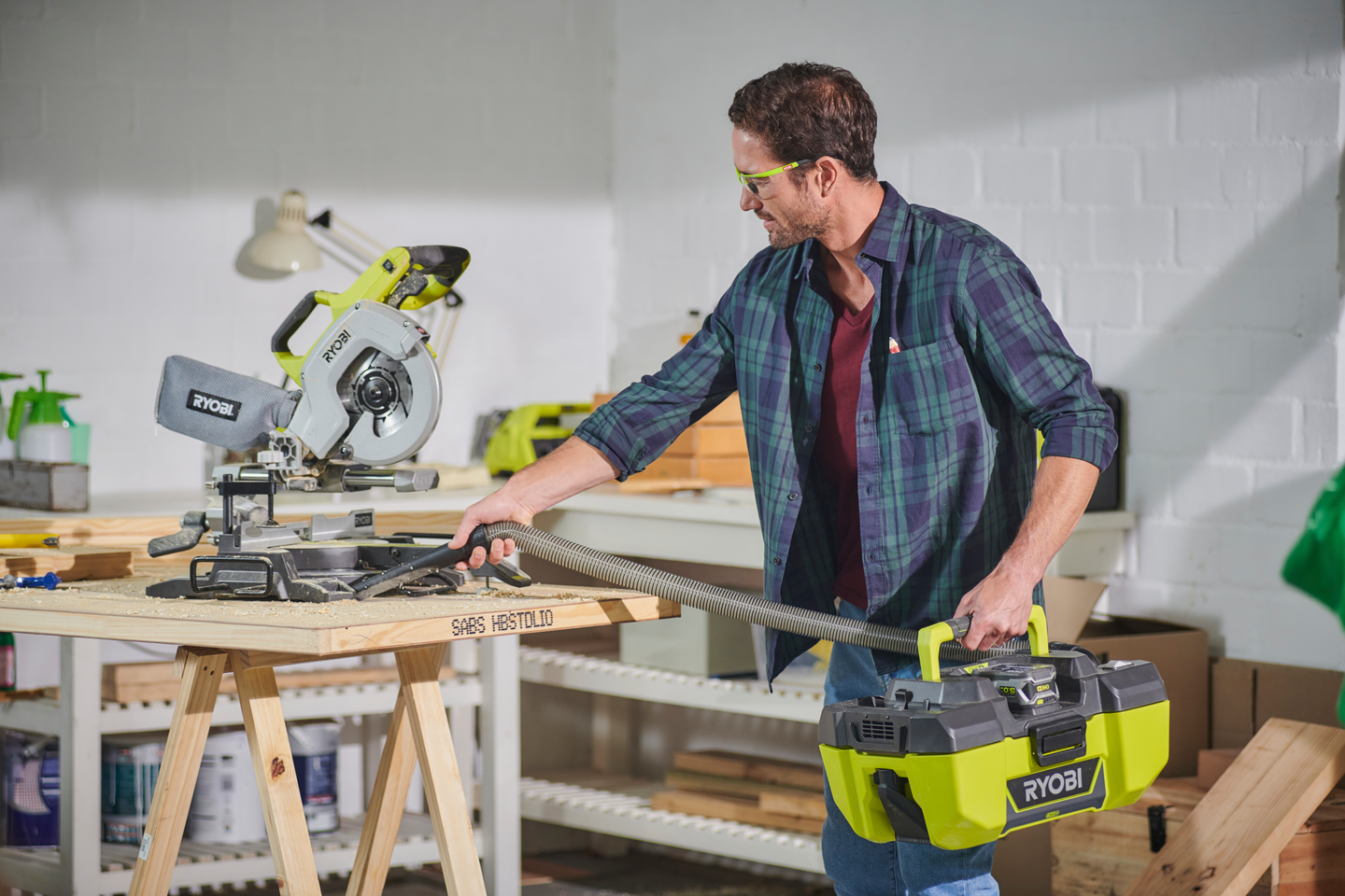 Akkuimuri Ryobi R18PV-0 18V ONE+ ilman akkua