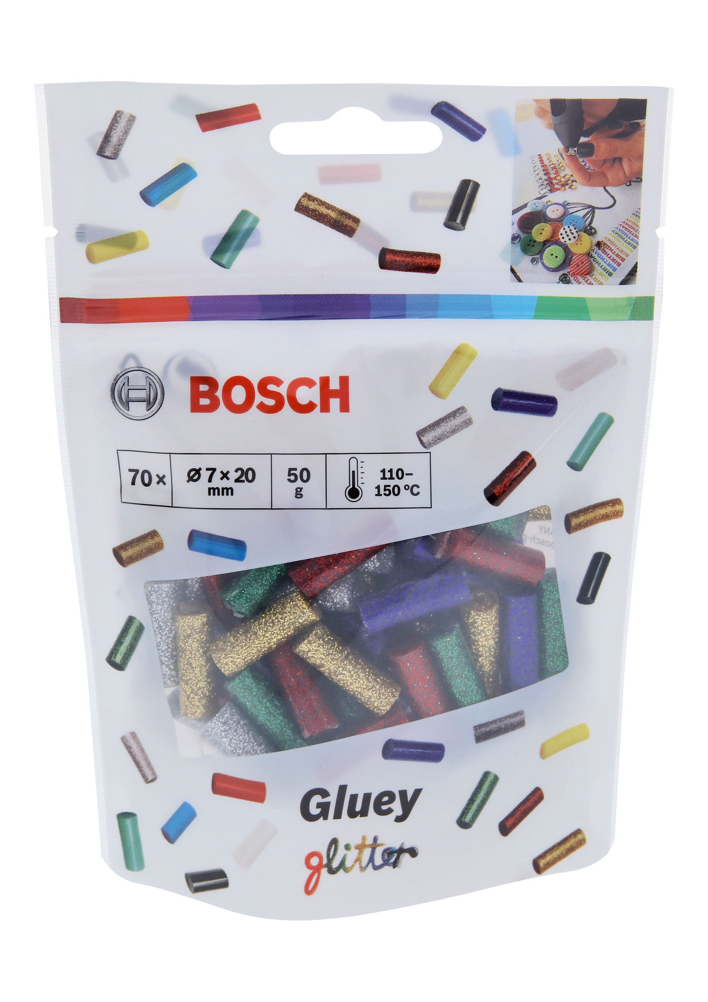 Kuumaliimapuikko Bosch gluey GLItter