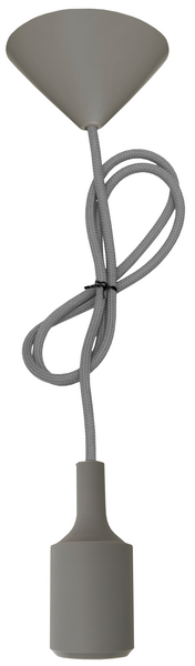 TekstiiLivalaisinjohto Airam 2m E27 harmaa