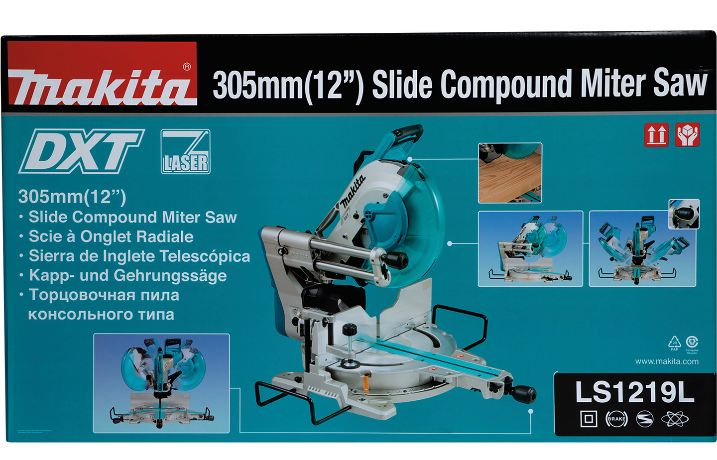 Katkaisu- ja jiirisaha Makita LS1219L