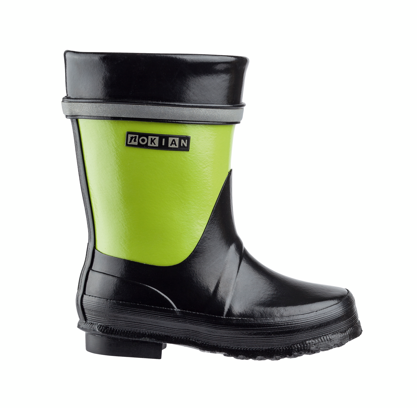 Kumisaappaat Nokian Vikla lasten musta-lime