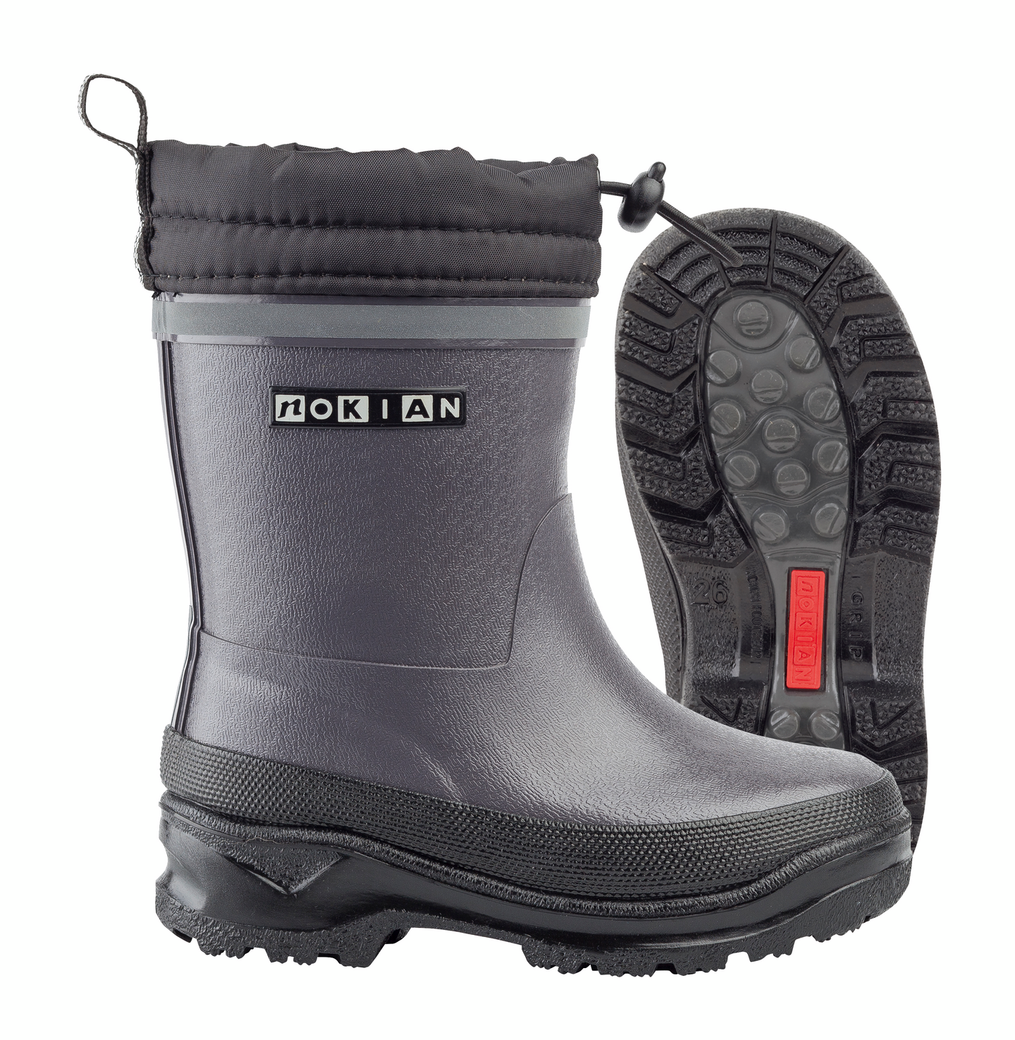 Kumisaappaat Nokian Wintry Plus lasten tummanharmaa