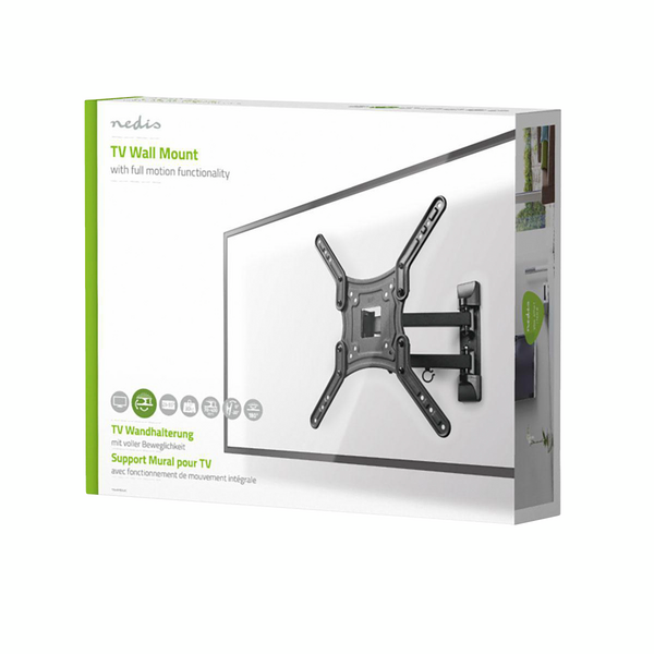 Tv-seinäteline Nedis 23-55IN täysin säädettävä 3 niveltä