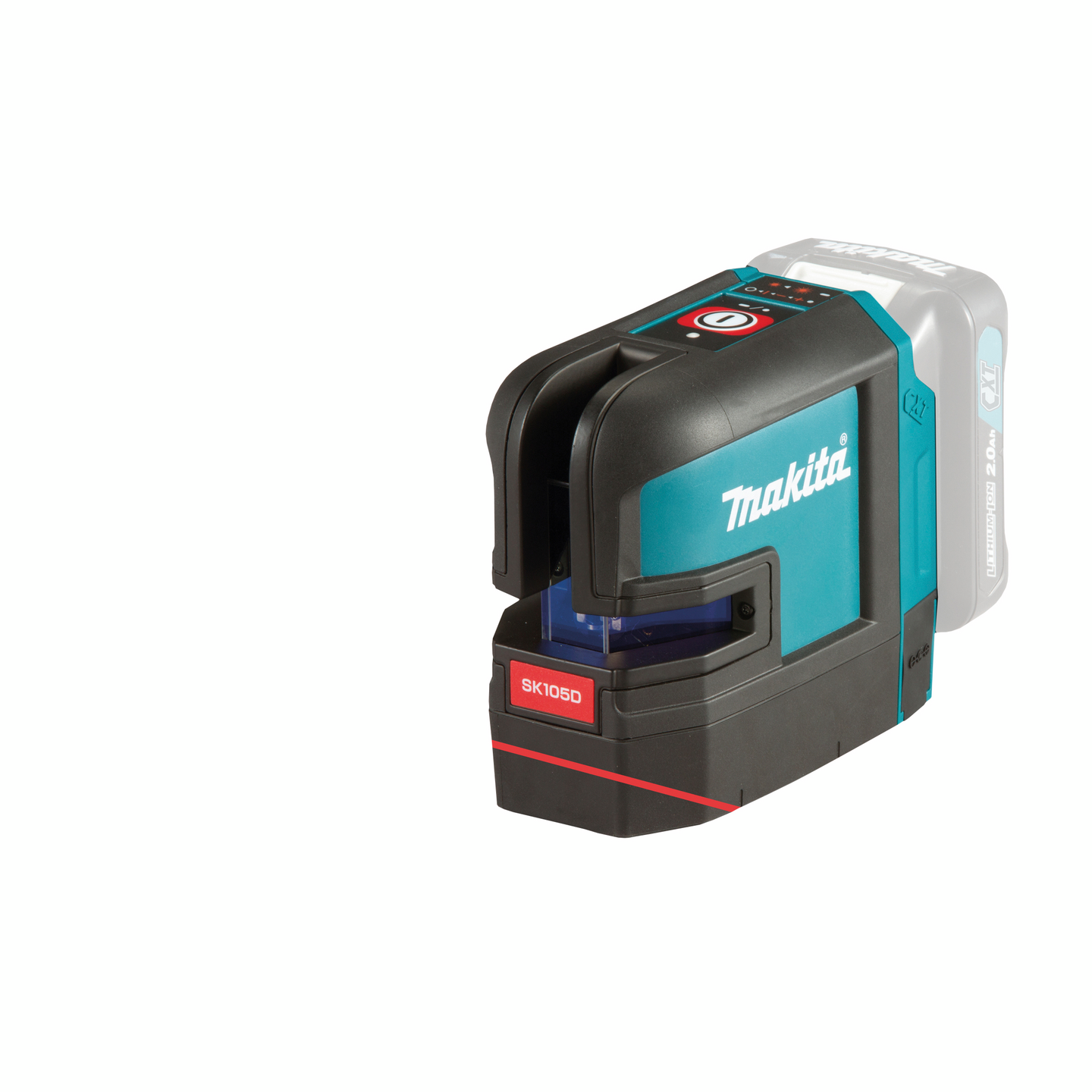 Ristiviivalaser Makita punainen runko CXT-akulle