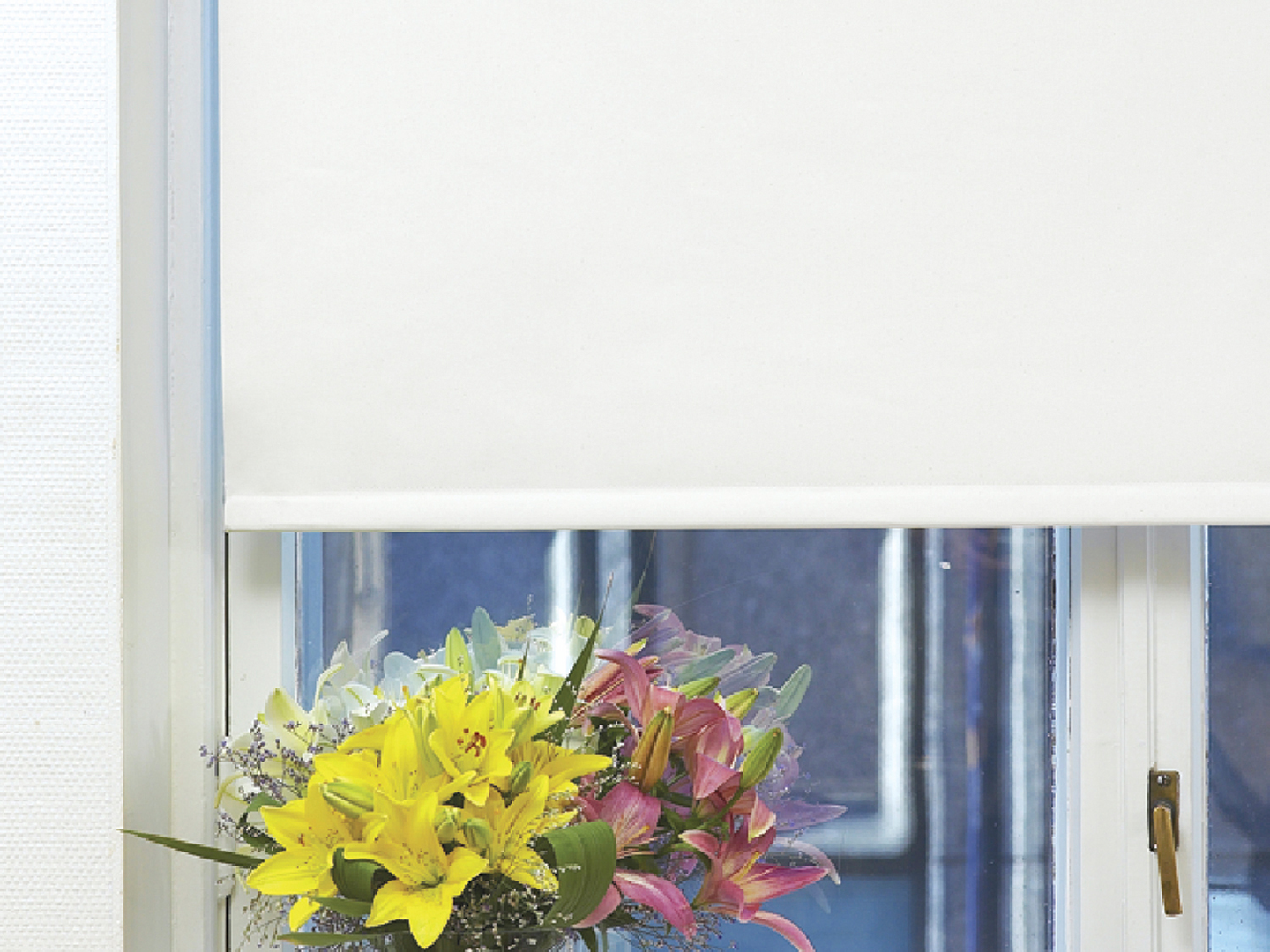 Rullakaihdin Cello pimentävä 140x180cm valkoinen