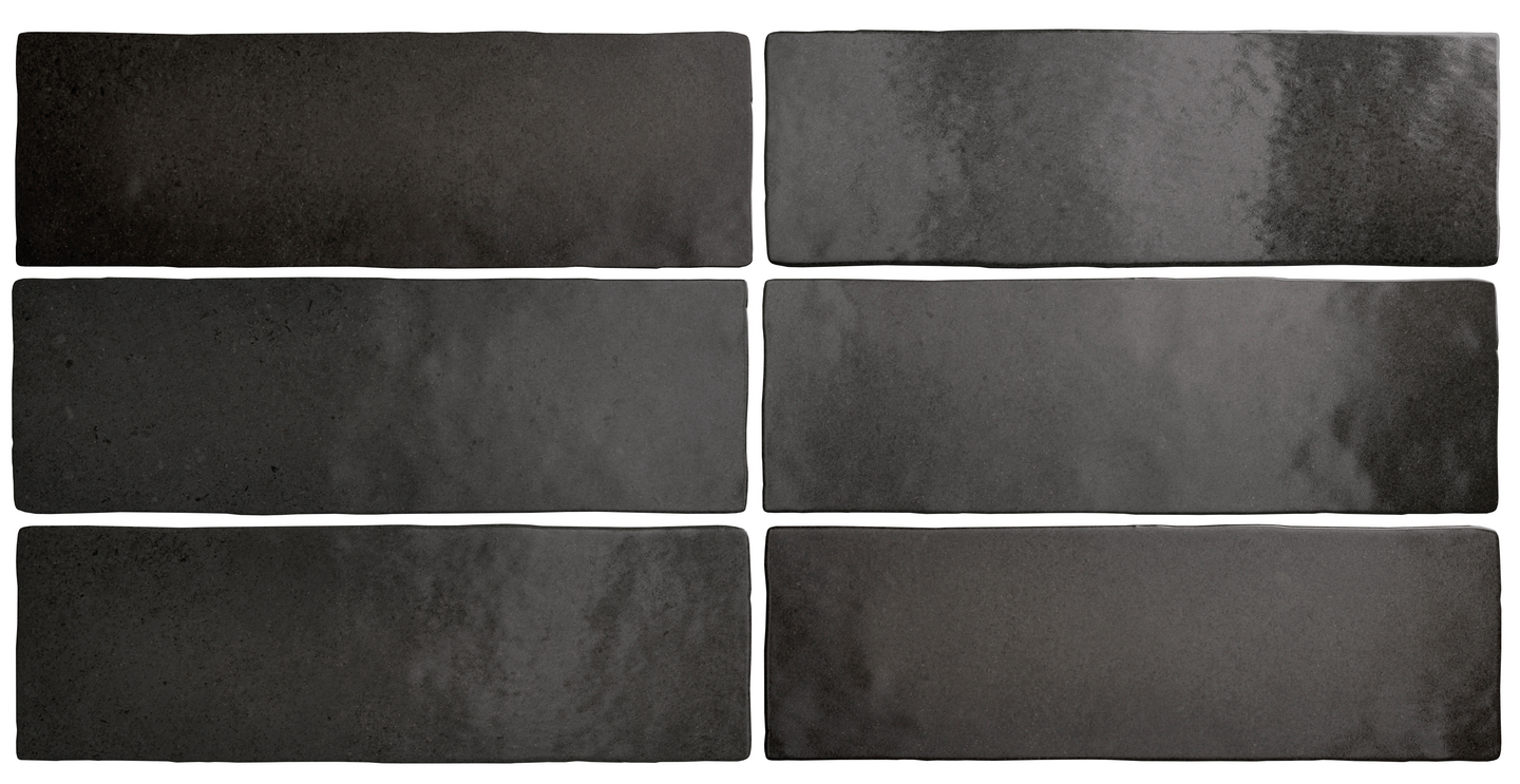 KAKEL MAGMA 6,5X20 SVART MATT 0,5M2