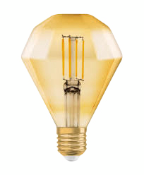 Led-lamppu OSRAM Vintage 1906 Diamd 420lm 825 E27 Gold Fil