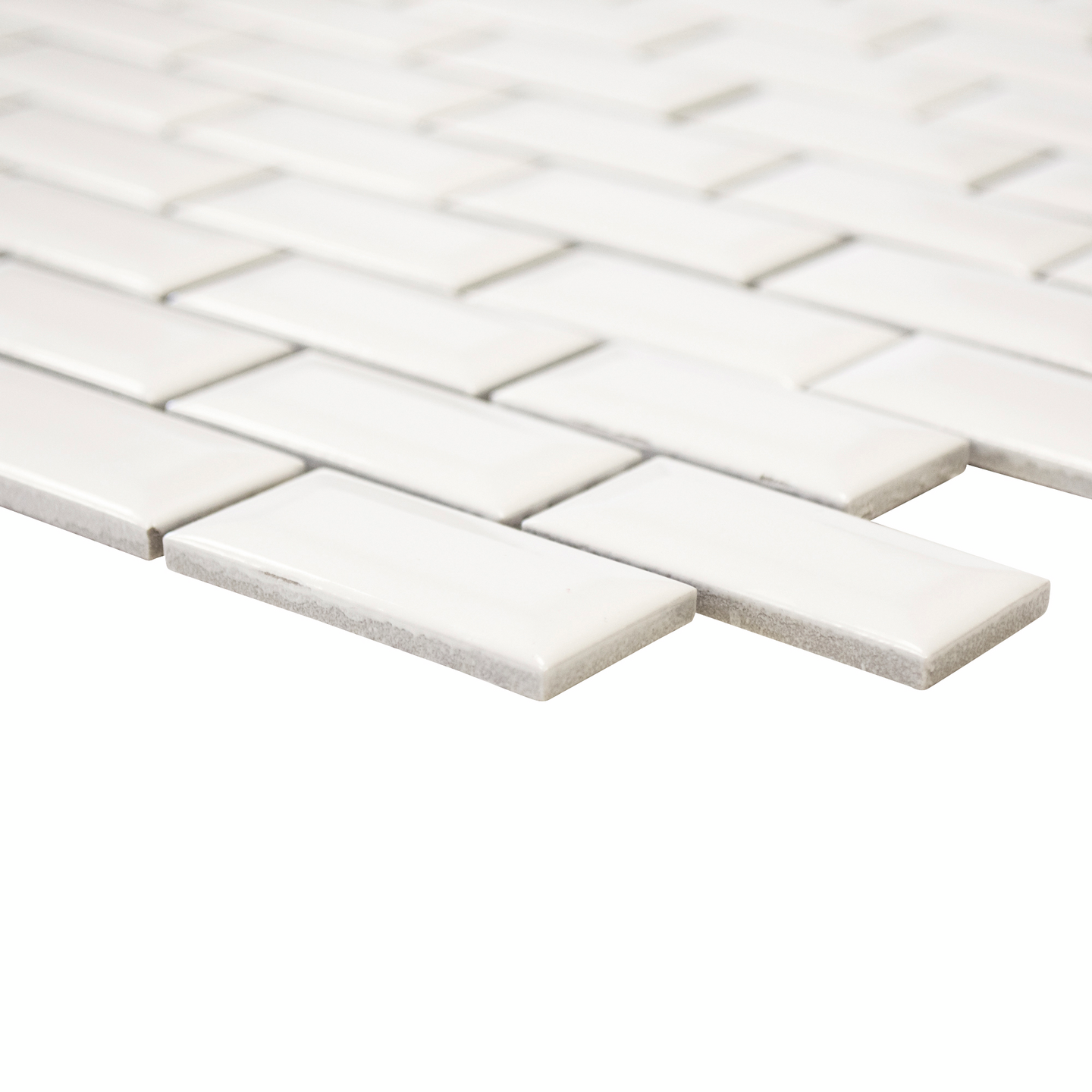 BRICK CELLO 2,3X4,8/30X30 VIT PER AR, MOSAIK BRICK 2,3X4,8/30X30 VIT