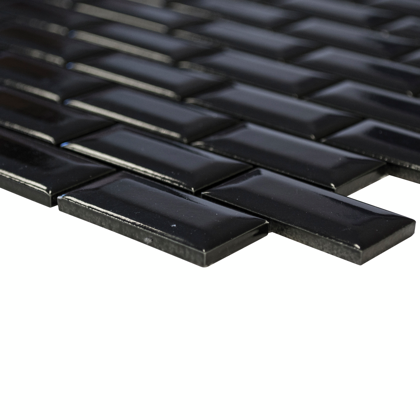 BRICK CELLO 2,3X4,8/30X30 SVART PER, MOSAIK BRICK 2,3X4,8/30X30 SVA