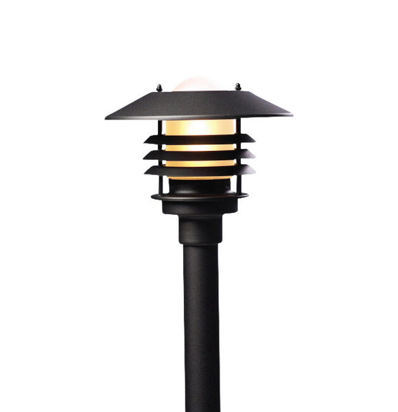 Pylväsvalaisin Ensto Averia AVG01M IP44 75W E27 G O musta