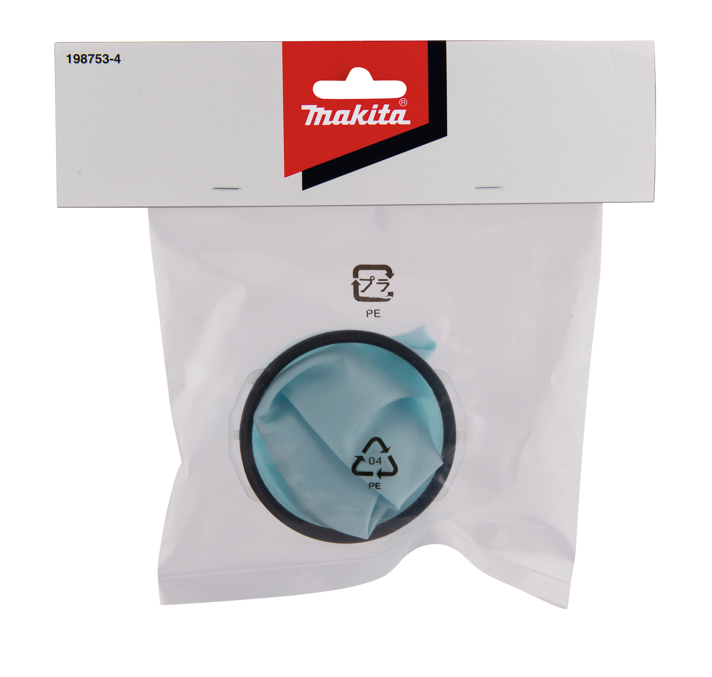 Pölysuodatin Makita DCL180 helposti puhdistettava