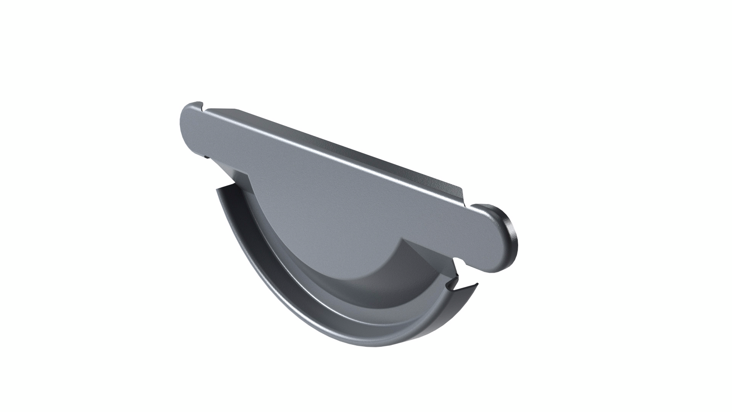 Kourun päätykappale Ruukki 150mm