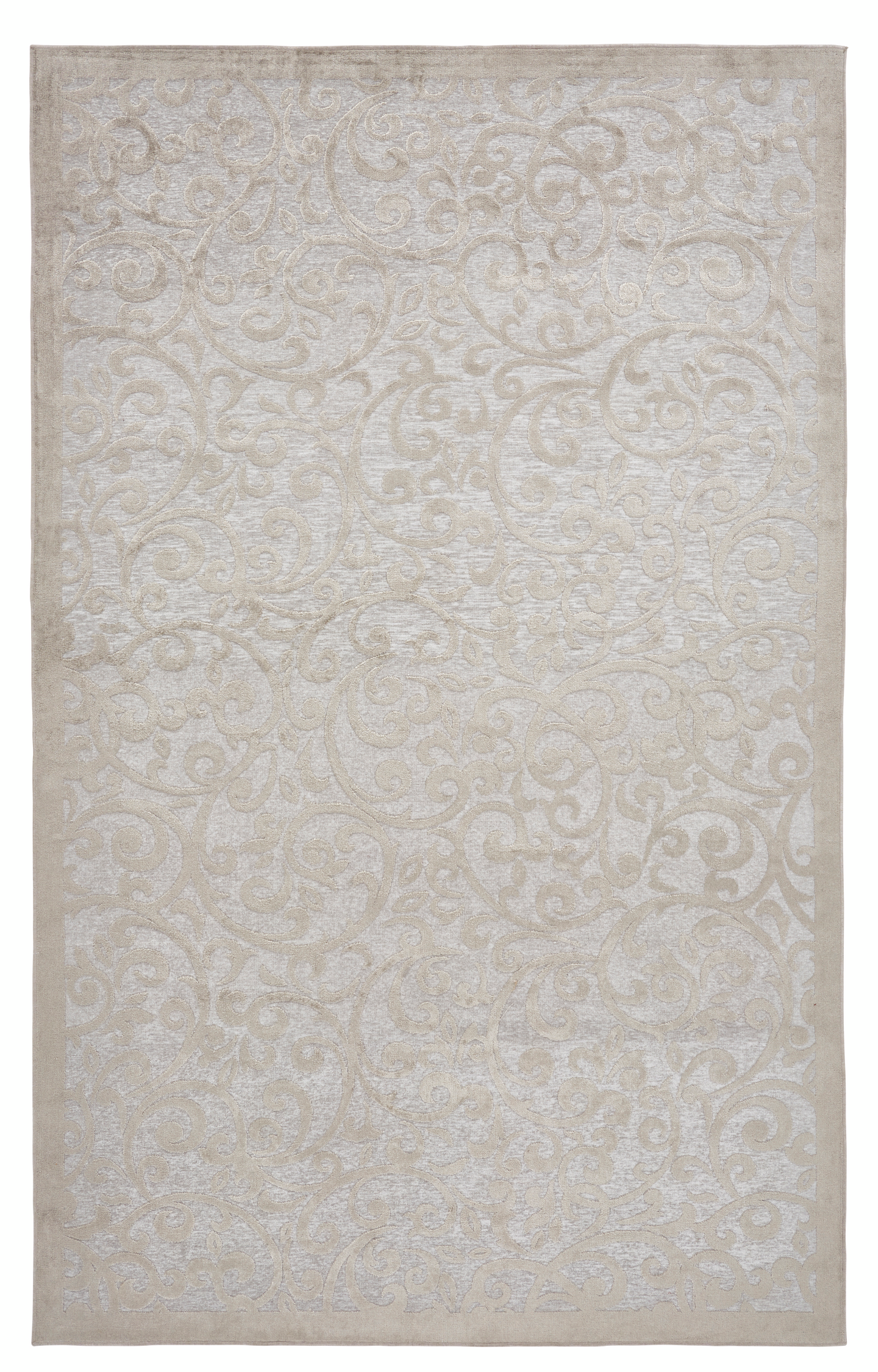 Viskoosimatto Cello Fiore 150x230cm vaaleanharmaa