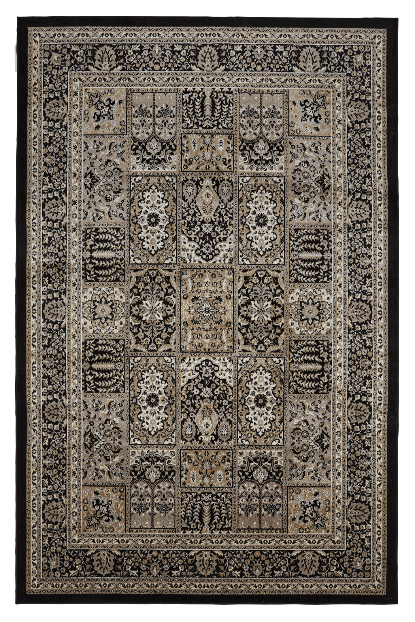 Sisustusmatto Jaipur 140x200cm musta