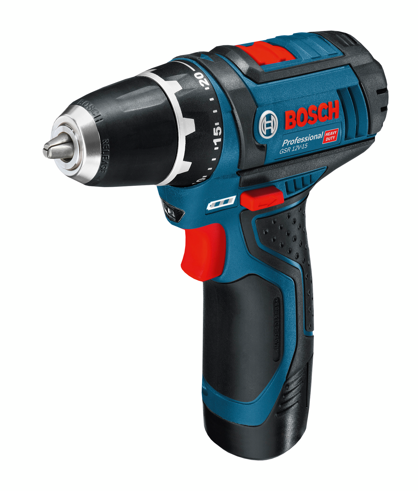 Akkuporakone Bosch GSR 12V-15 2x2,0Ah Bag