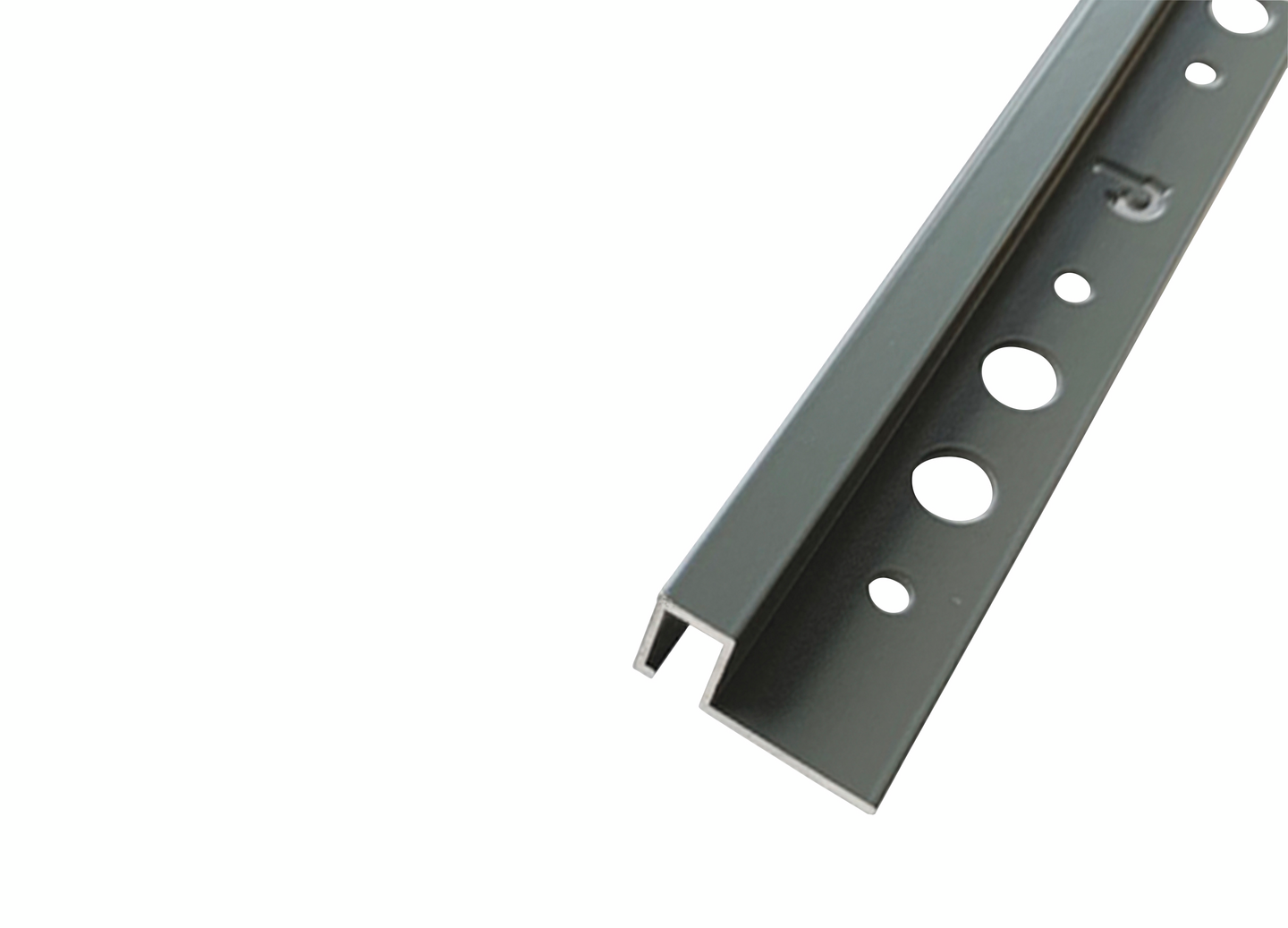 Neliölaattalista Dione 10mm 2,7m Mouse Grey