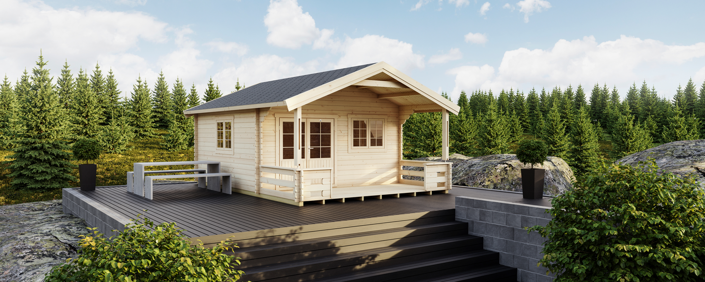 Mökki Luoman Lillevilla Saimaa 19,8m²