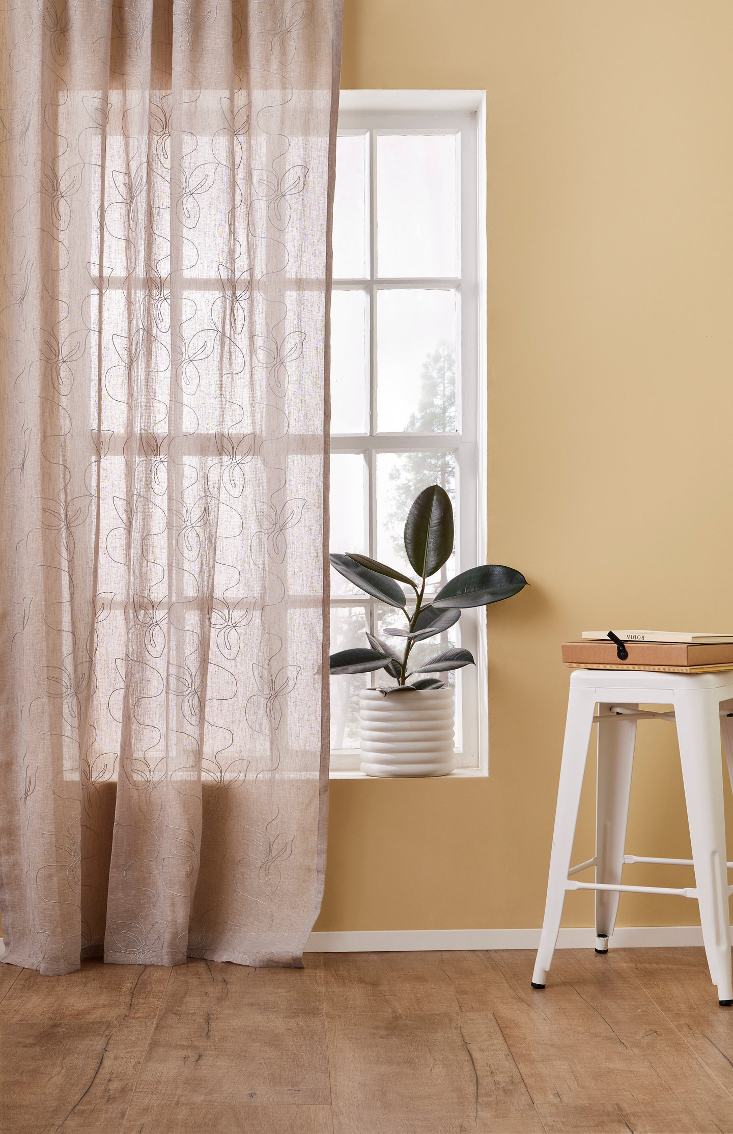 Valmisverho Apila 140x250cm beige