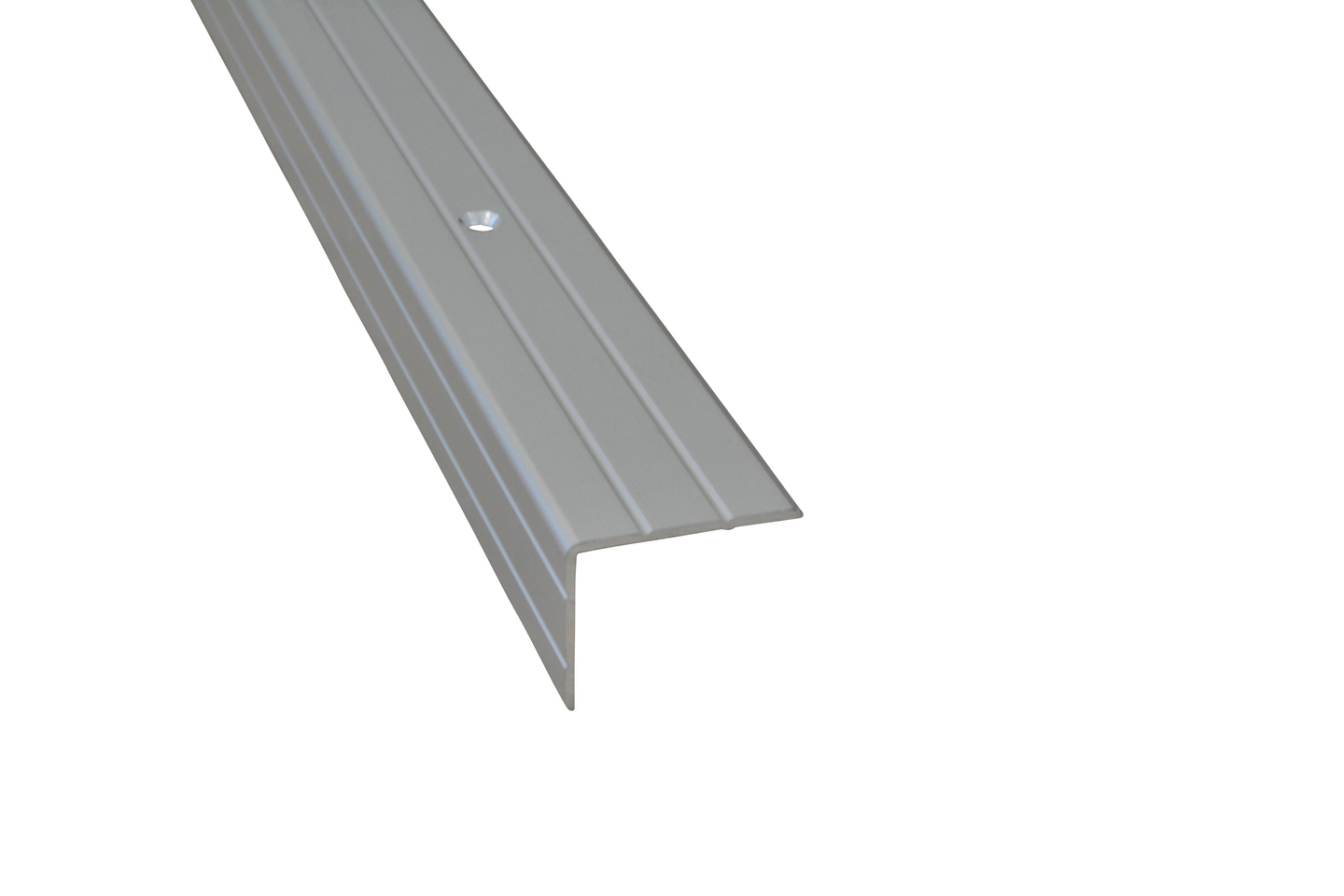 Askelkulma 30x24,5mm hopea 1m ruuvikiinnitys