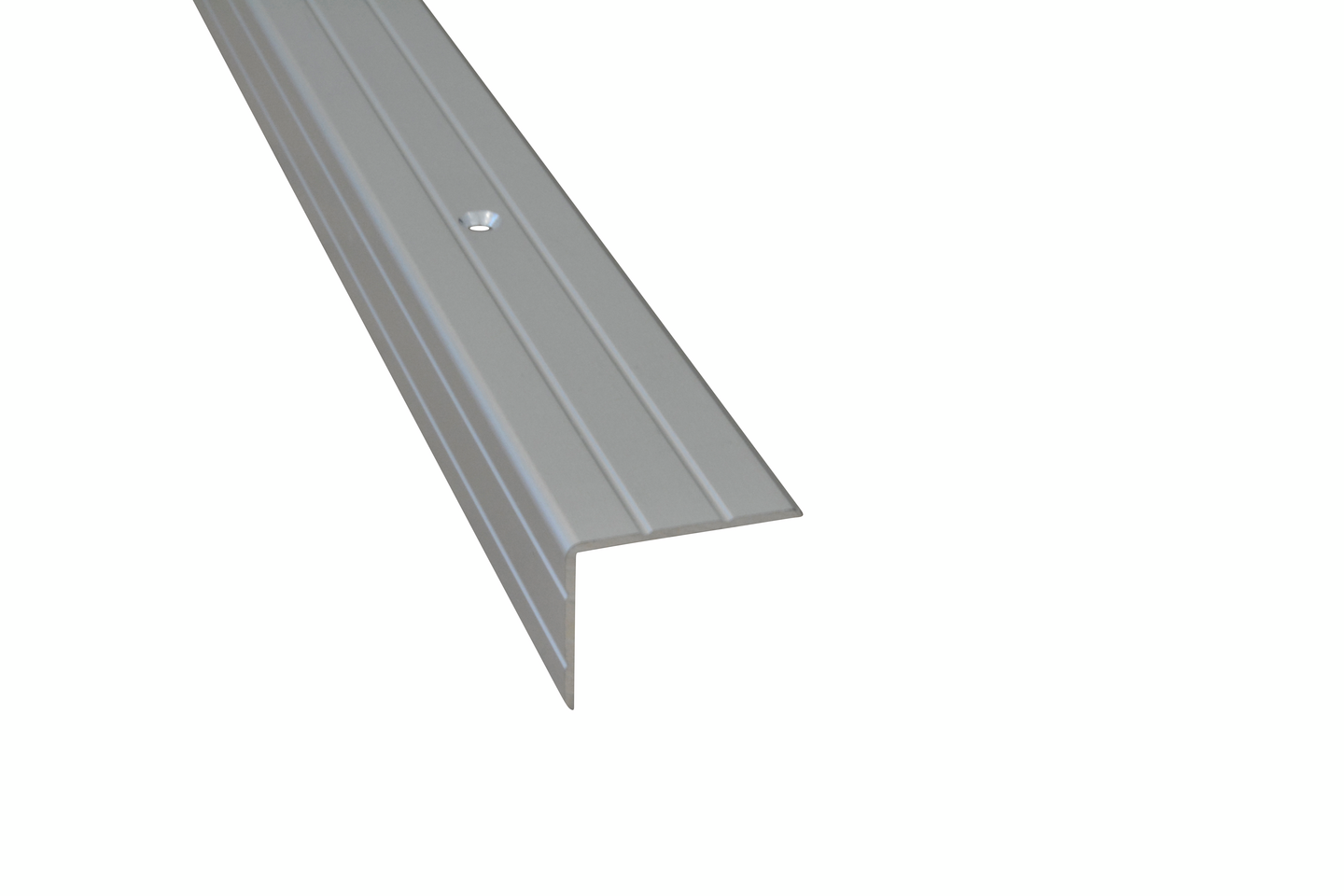 Askelkulma 30x24,5mm hopea 2m ruuvikiinnitys