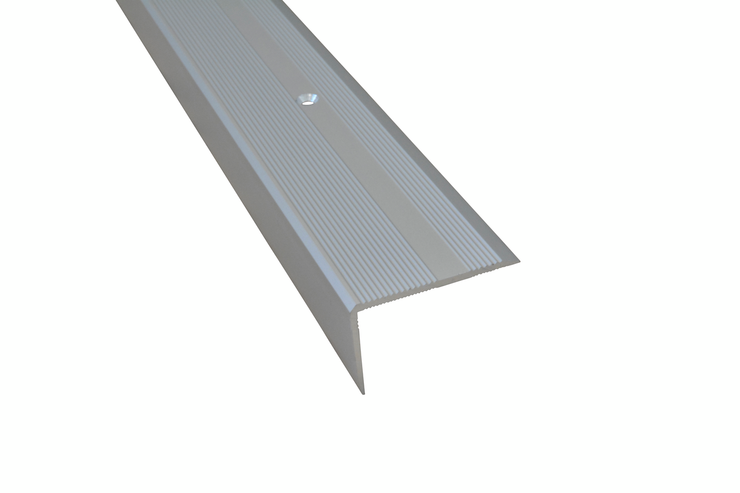 Askelkulma 40x25mm hopea 1m ruuvikiinnitys