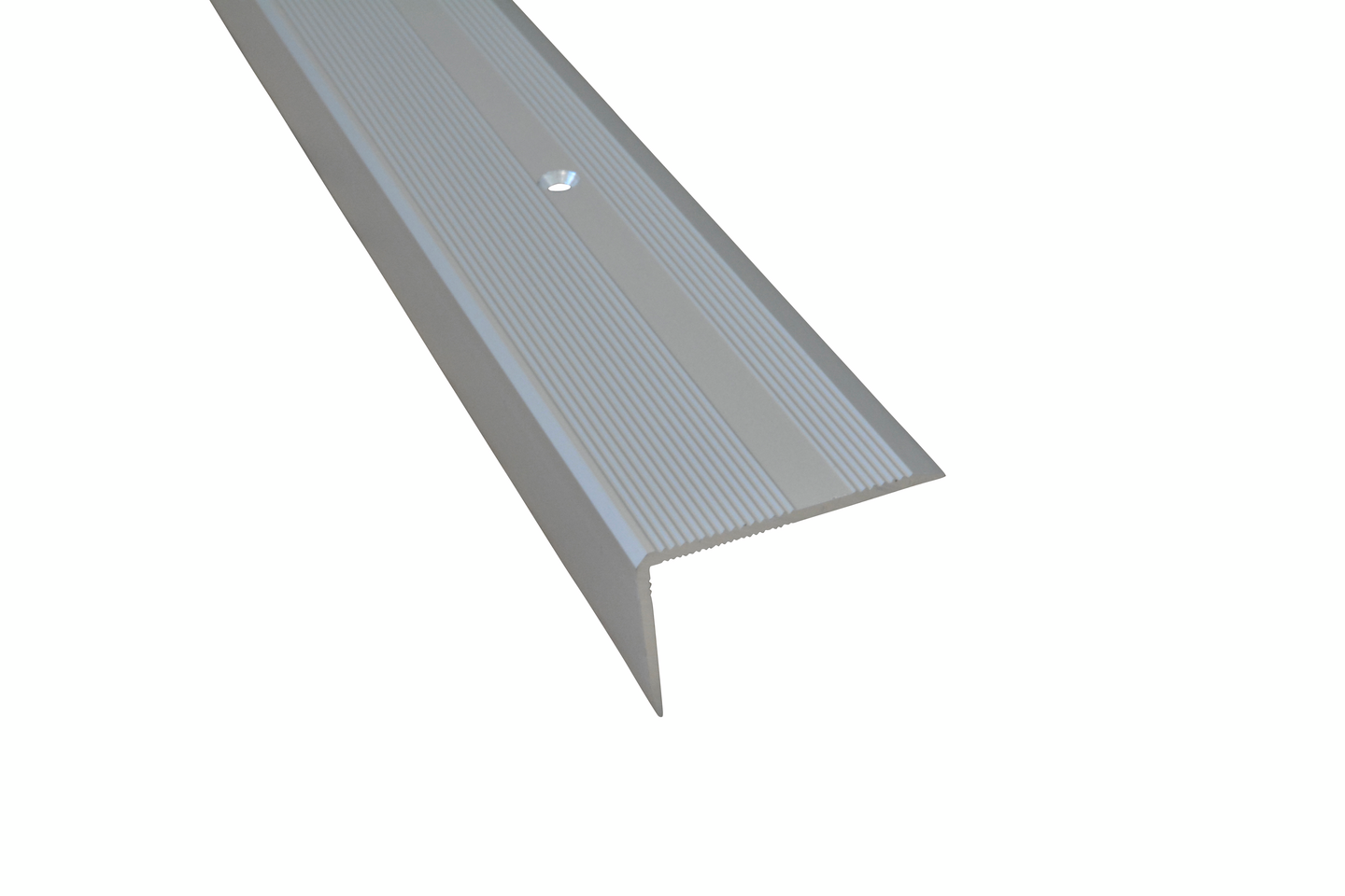 Askelkulma 40x25mm hopea 2m ruuvikiinnitys