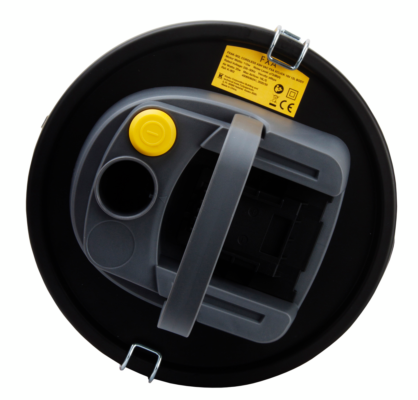 Akkutuhkaimuri FXA XCLICK 18V 12l runko