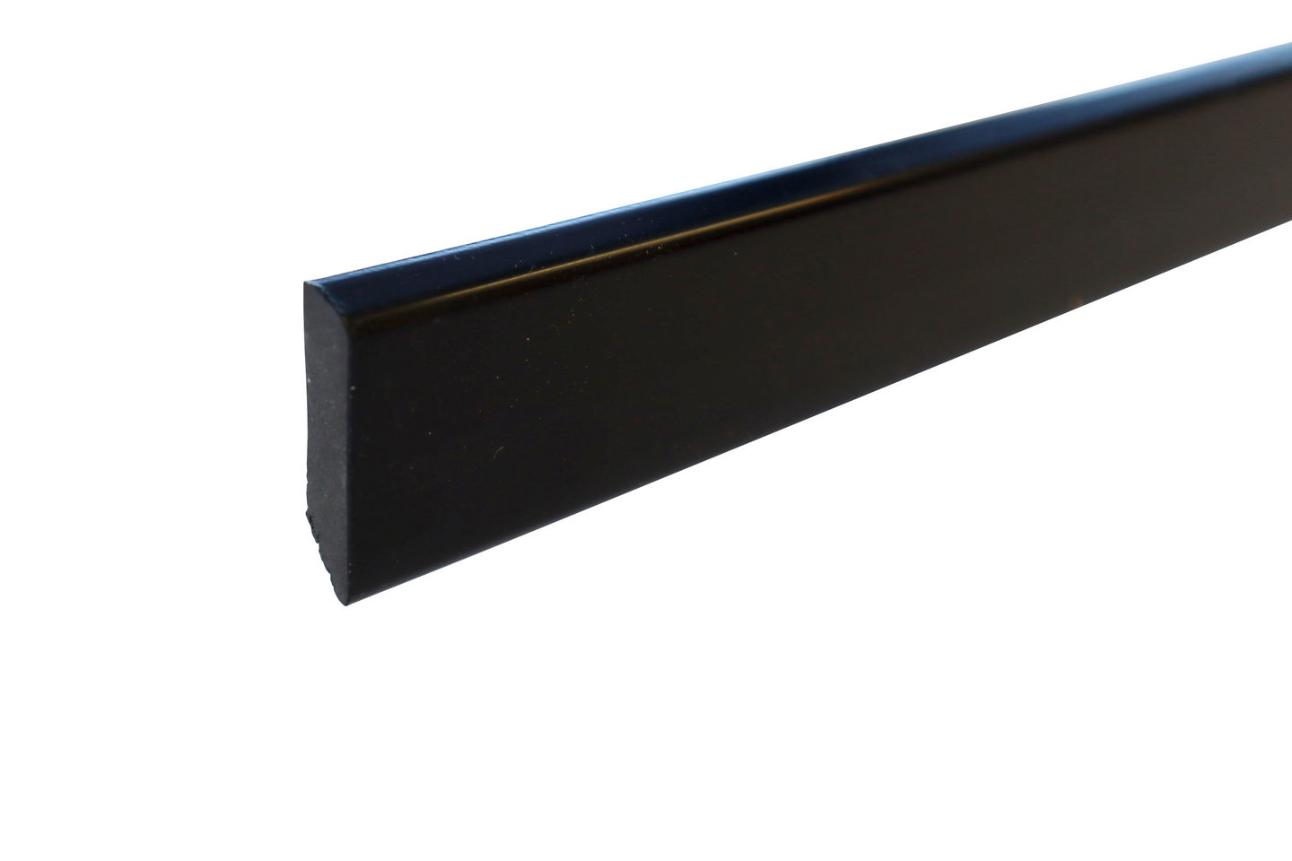 Jalkalista muovi 40x10 2,75m PVC JLP 40-470 musta