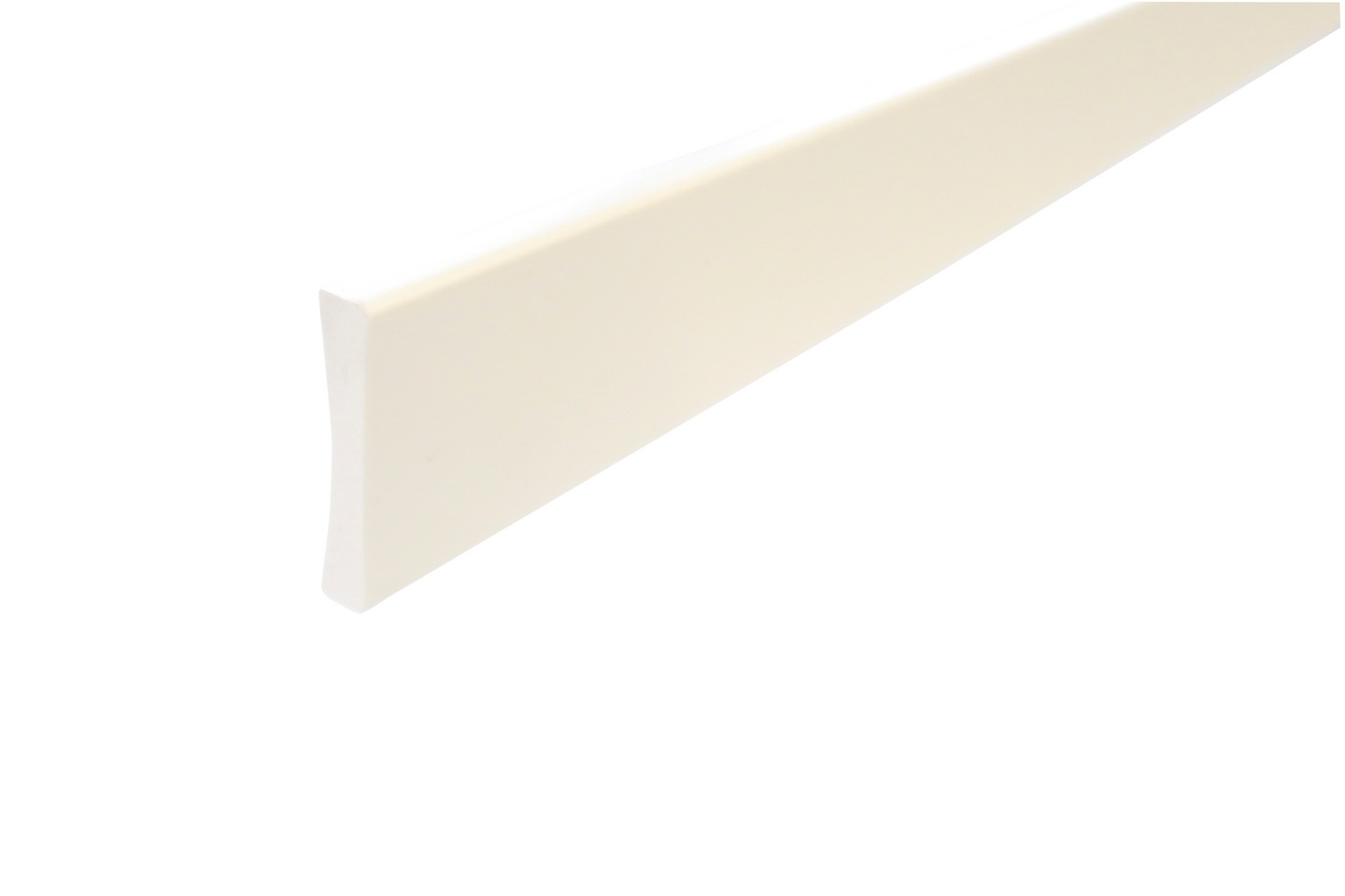 Peitelista muovi 58x10 2,5m PVC PL 58/10 valkoinen